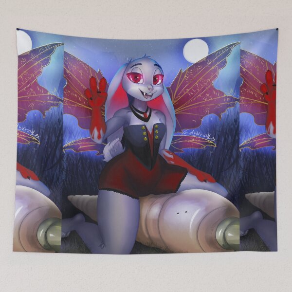 Item preview, Vampire Carrot Rabbit Bunny Fairy Farmer designed and sold by ladykraken.