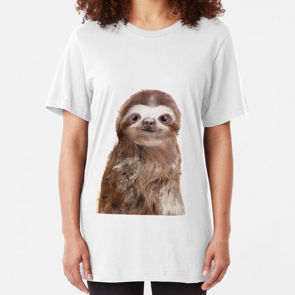 Little Sloth Slim Fit T-Shirt