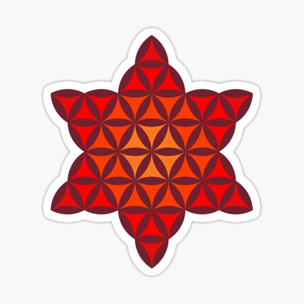 The Star Of Life, 02, Inverse-Red/L. Sticker