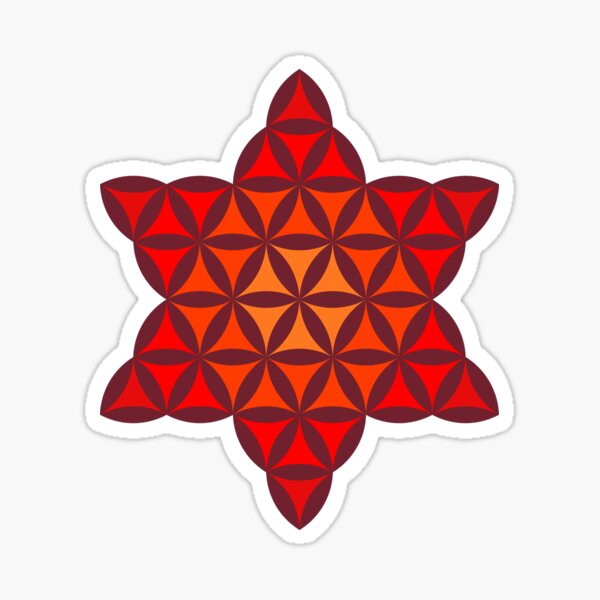 The Star Of Life, 02, Inverse-Red/L. Sticker