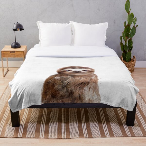Little Sloth Throw Blanket