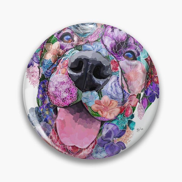 Item preview, Labrador, Labrador Lover Gift, Labrador Floral, Flower Labrador, Floral Labrador, Labrador Art, Labrador Owner, Labrador feminine designed and sold by Beaniebow.