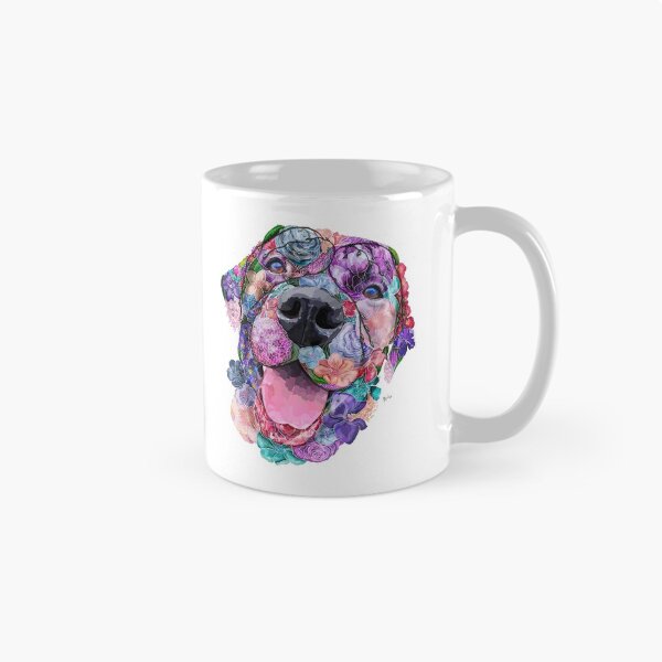 Item preview, Labrador, Labrador Lover Gift, Labrador Floral, Flower Labrador, Floral Labrador, Labrador Art, Labrador Owner, Labrador feminine designed and sold by Beaniebow.