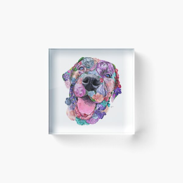 Item preview, Labrador, Labrador Lover Gift, Labrador Floral, Flower Labrador, Floral Labrador, Labrador Art, Labrador Owner, Labrador feminine designed and sold by Beaniebow.