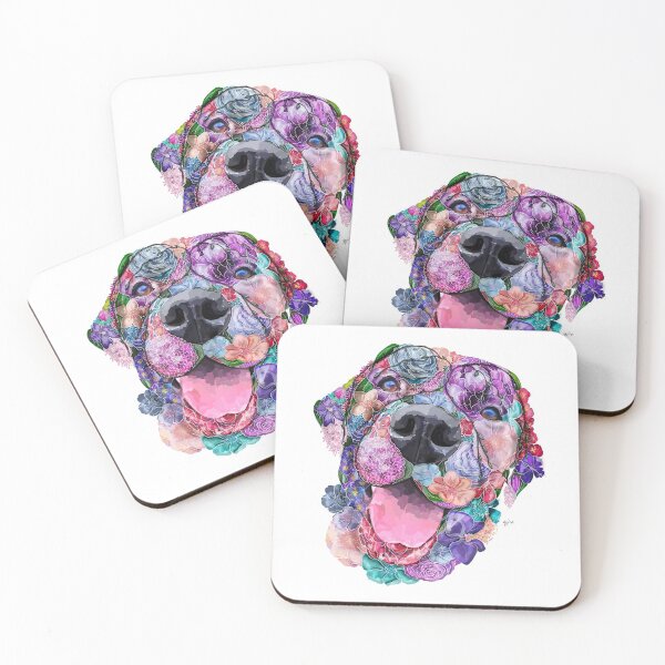 Item preview, Labrador, Labrador Lover Gift, Labrador Floral, Flower Labrador, Floral Labrador, Labrador Art, Labrador Owner, Labrador feminine designed and sold by Beaniebow.