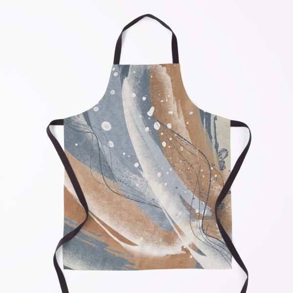 Item preview, Abstract Rushes in Symphony Blue and Beige designed and sold by simplydesignart.