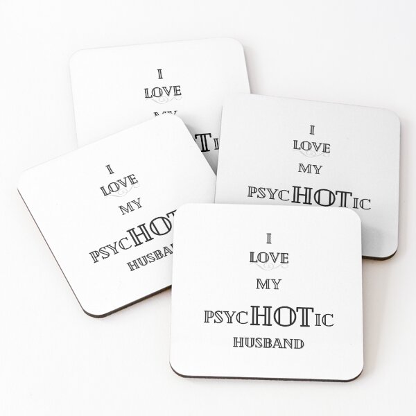 Item preview, Psychotic husband white design designed and sold by joliartmedia.