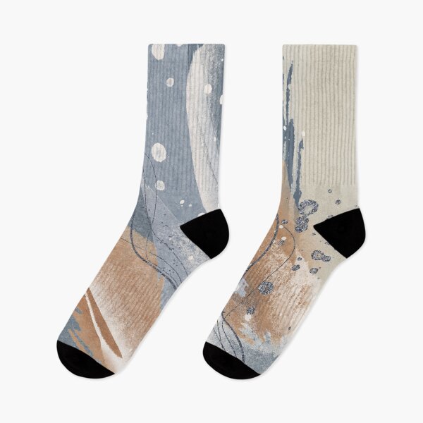 Item preview, Abstract Rushes in Symphony Blue and Beige designed and sold by simplydesignart.