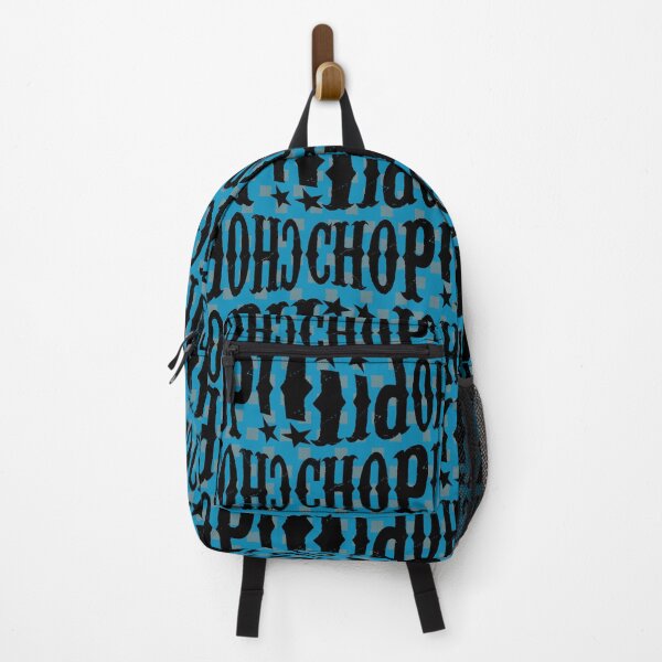 Item preview, chop blue and gray classic comicbook style typography designed and sold by Fashionmonger.