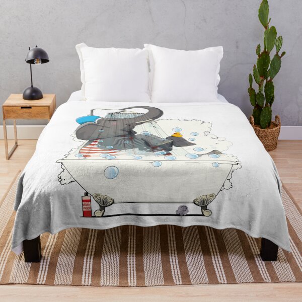 Item preview, Elephant in the Bath, funny Animal Safari Bathroom Joke designed and sold by Wyattdesign.
