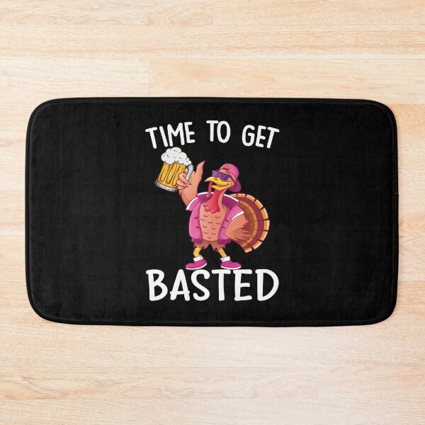 Item preview, Time To Get Basted Funny Beer Thanksgiving Turkey Gift designed and sold by Tatus Brinal.