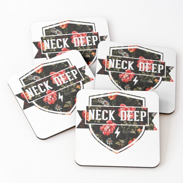 Item preview, Neck Deep Floral Logo designed and sold by j0shroberts.
