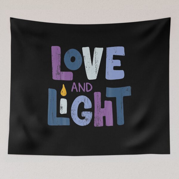 Item preview, Love And Light | Hanukkah designed and sold by DawnMDupuy.