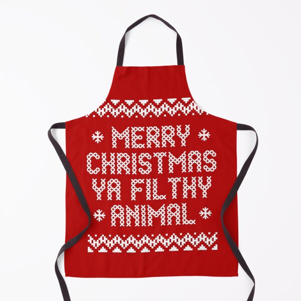 Item preview, Merry Christmas Ya Filthy Animal Text designed and sold by SimplyNewDesign.