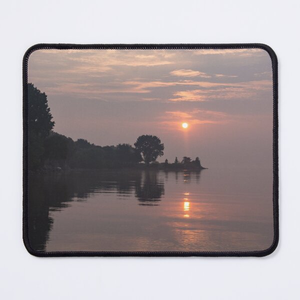 Item preview, Soft Dawn - Pink Fog, Placid Water and a Duck  designed and sold by Georgia Mizuleva.