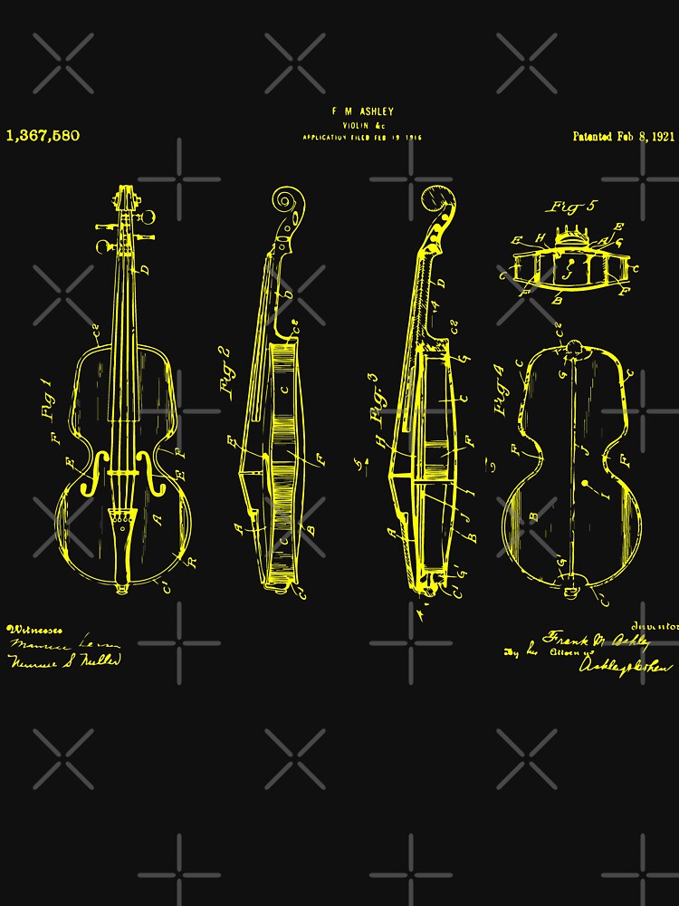 violin anatomy shirt