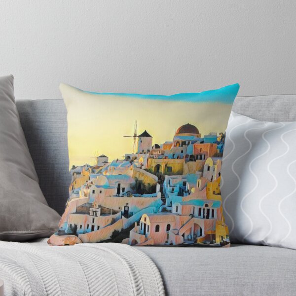 Artikelvorschau, Santorin Aussicht entworfen und verkauft von Sofia-Draws.