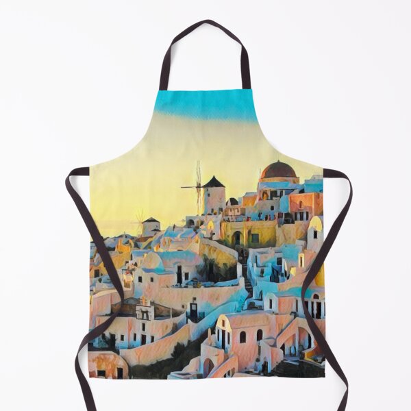 Item preview, Vista de Santorini designed and sold by Sofia-Draws.