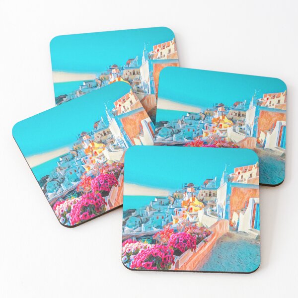 Item preview, Santorini, Grecia designed and sold by Sofia-Draws.