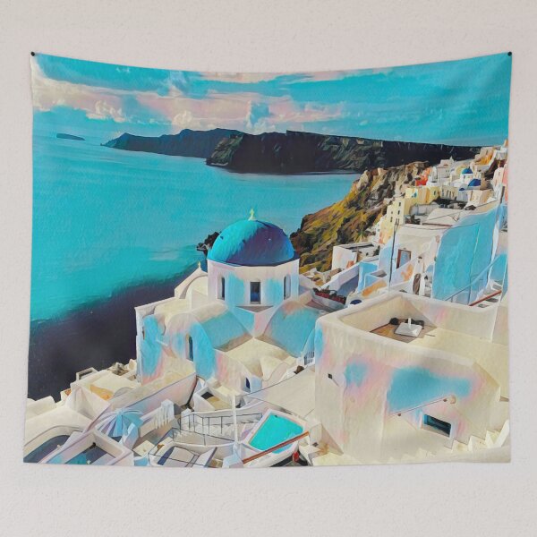 Item preview, Summer in Santorini designed and sold by Sofia-Draws.