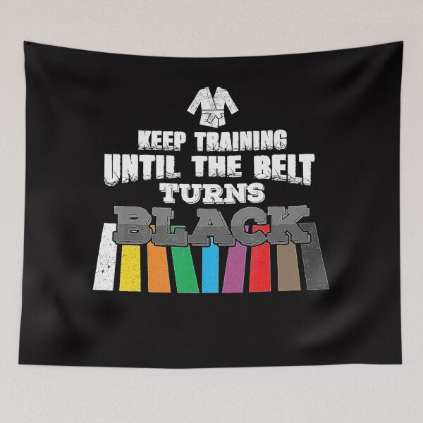 Item preview, Karate Taekwondo  Keep Training Until The Belt Turns Black  designed and sold by Jotaroo09ml.