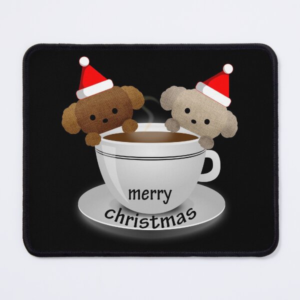 Item preview, Christmas Burlap Puppies For Coffee Lovers designed and sold by LashCreations.