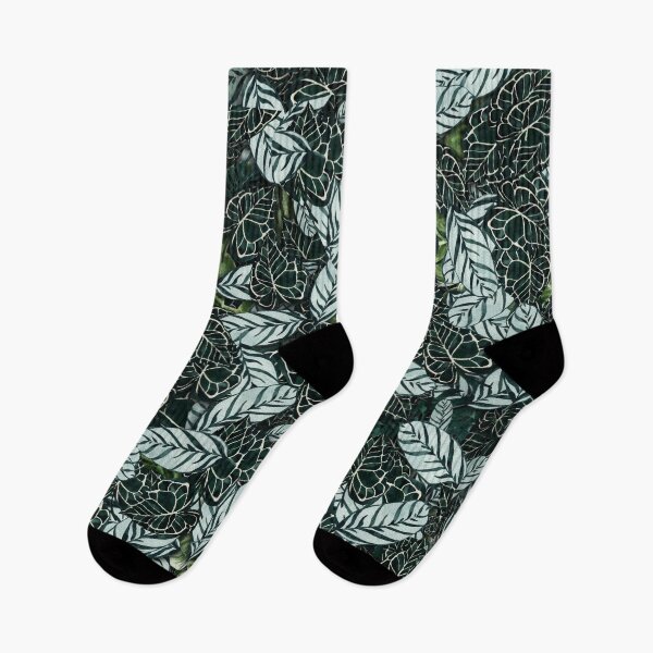 Item preview, Tropical Vibe Leafy Pattern designed and sold by oceanwindprints.