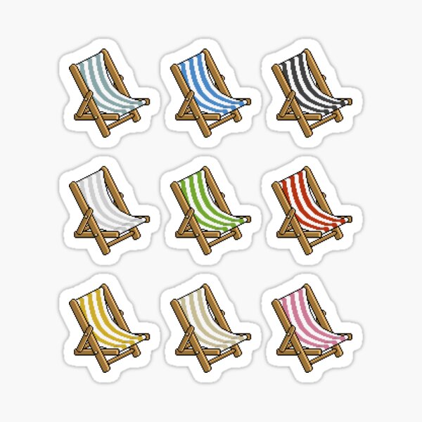 Habbo Deck Chairs Sticker