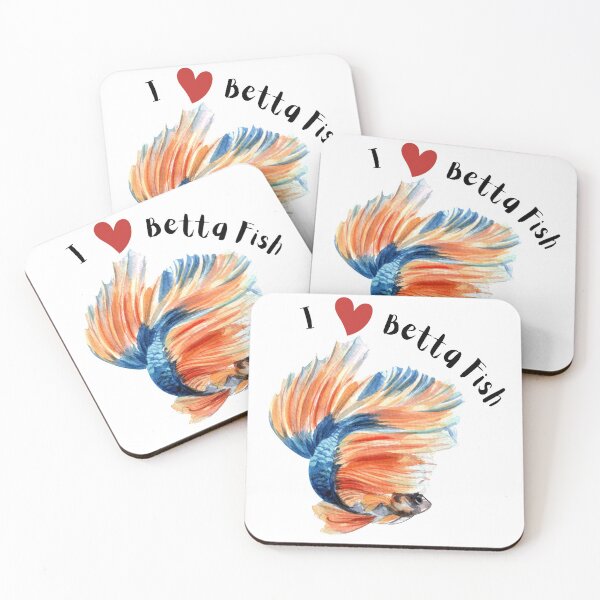 Item preview, I love siamese fighting Betta fish designed and sold by FourNuns.