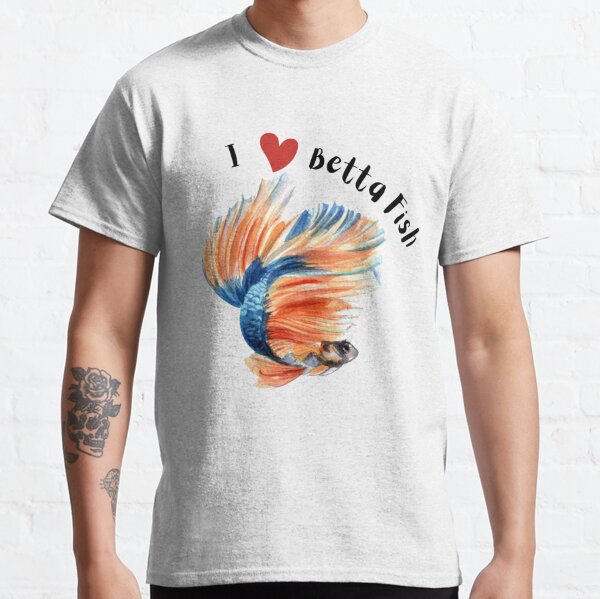 Betta Fish Shirt, Women Men, Betta Lover Gift, Cute Siamese Fighting Fish T- shirt, Fish Lover Tshirt, Pet Graphic Tee, Fish Make Life Betta 