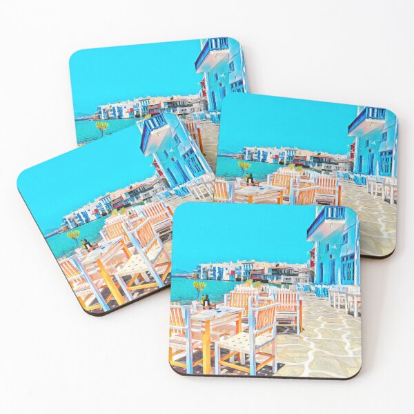 Item preview, Mykonos Streets designed and sold by Sofia-Draws.