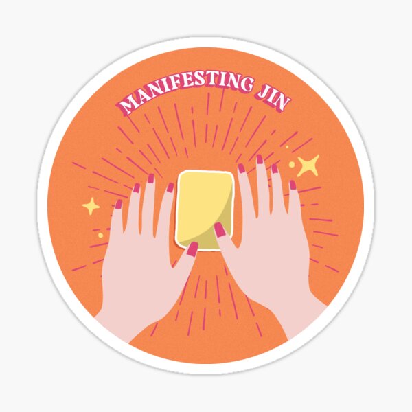 Artikel-Vorschau von Manifestieren der Seokjin-Glücksziehung, designt und verkauft von cuspianstudios.