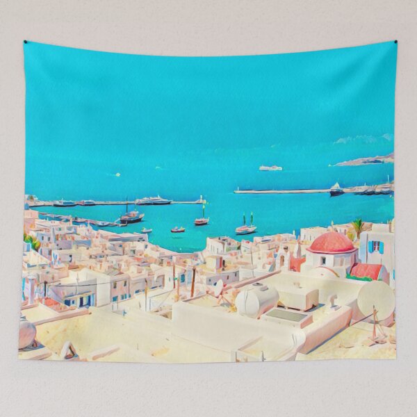 Item preview, Mykonos View designed and sold by Sofia-Draws.