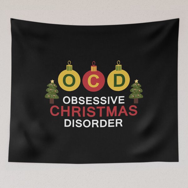 Item preview, OCD Obsessive Christmas Disorder Holiday Season designed and sold by JustBeReale.