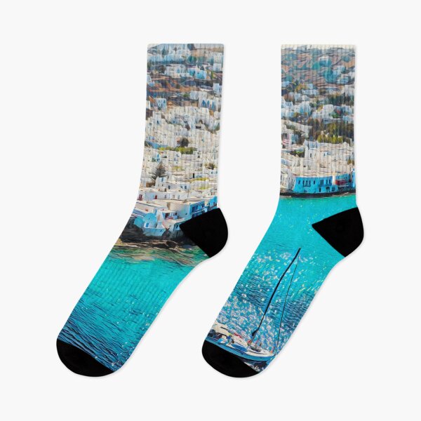 Item preview, Summer in Mykonos designed and sold by Sofia-Draws.