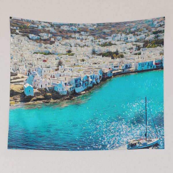 Item preview, Summer in Mykonos designed and sold by Sofia-Draws.
