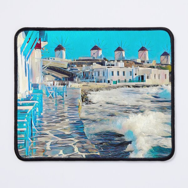 Item preview, Streets of Mykonos designed and sold by Sofia-Draws.