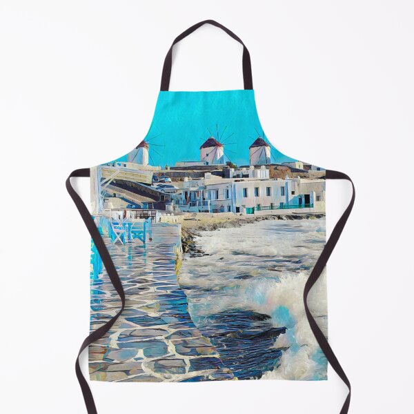 Item preview, Streets of Mykonos designed and sold by Sofia-Draws.