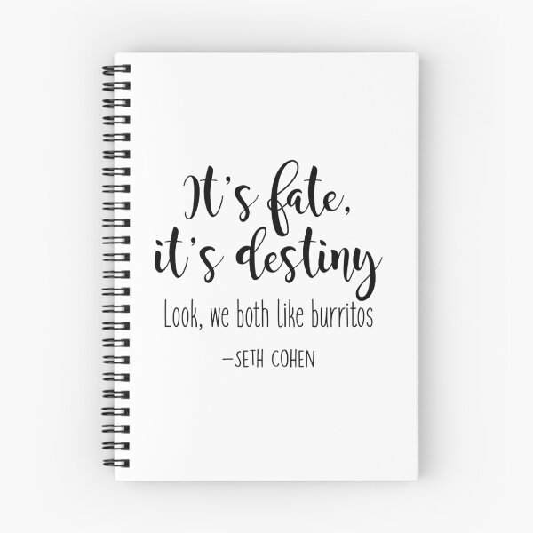 Item preview, The OC, Seth Cohen - It's fate, it's destiny designed and sold by doodle189.