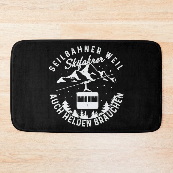 Item preview, Cable car gondola mountain railway skier hero cable transport designed and sold by StrongShirts.