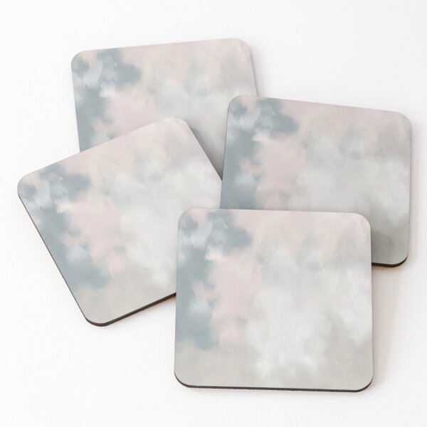 Item preview, Abstract Art Pattern in Peaceful Light Beige, Blush Pink and Soft Blue designed and sold by kasamor.