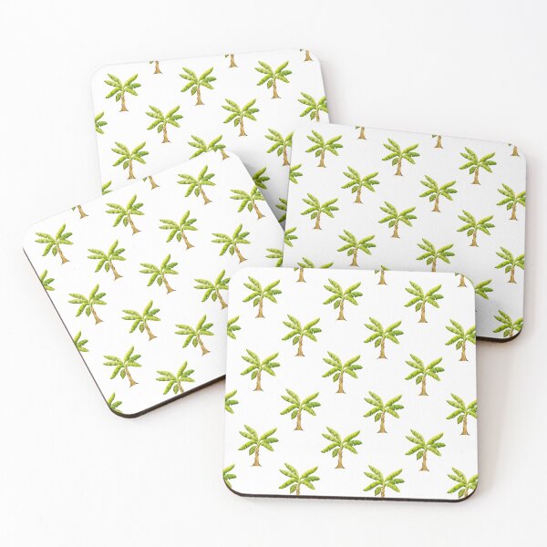 Item preview, Tropical Banana Palms Wh designed and sold by Vinita Upadhya.