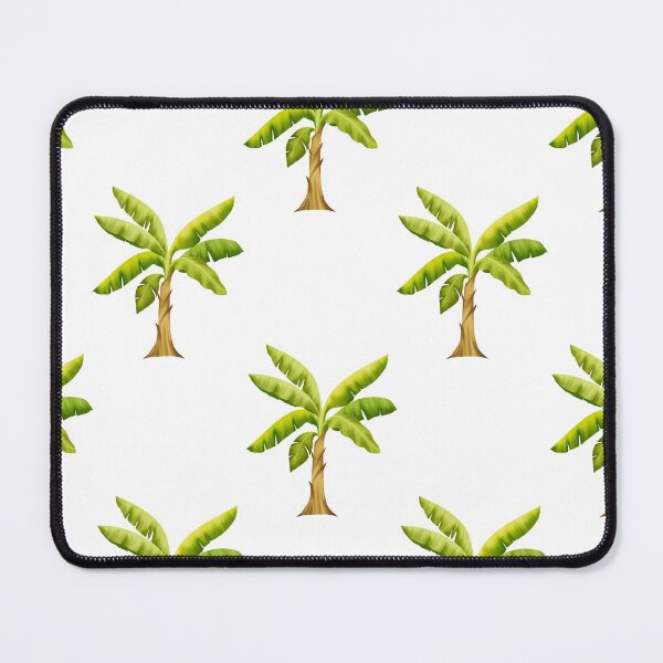 Item preview, Tropical Banana Palms Wh designed and sold by Vinita Upadhya.