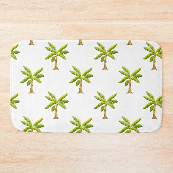 Item preview, Tropical Banana Palms Wh designed and sold by Vinita Upadhya.