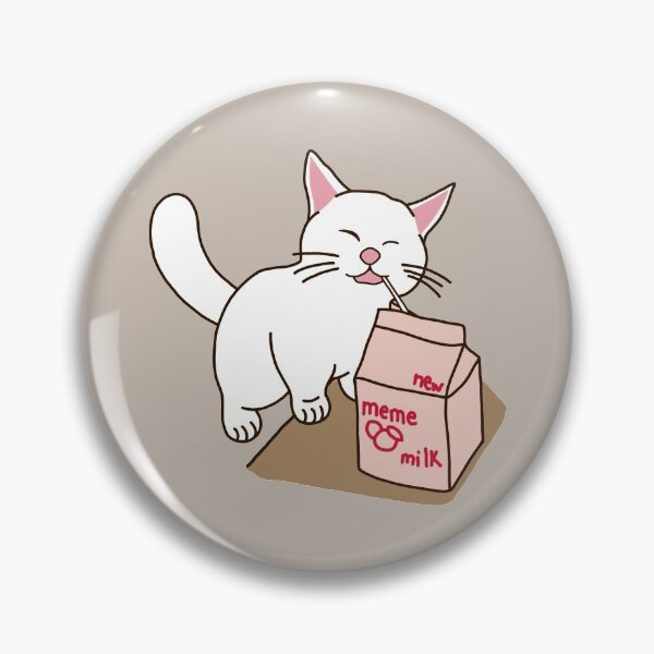 Item preview, Funny Cat Drinking Milk designed and sold by Luan Huynh.