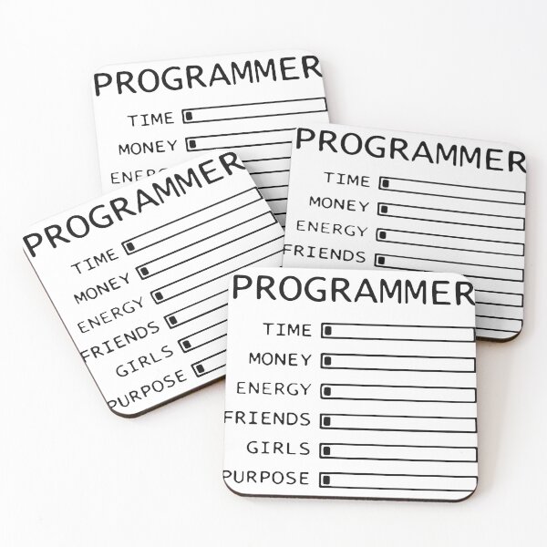 Item preview, Funny Programmer Time Money Energy Friends Girls Purpose Java C++ Choose Your option Python Love Art Design Happy Apparel Essential Inspiration Joy Mood Funny Cat designed and sold by DesignByHeartUK.