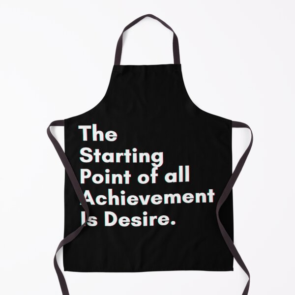 Item preview, The Starting Point Of all Achievement is Desire. designed and sold by PostiveText.