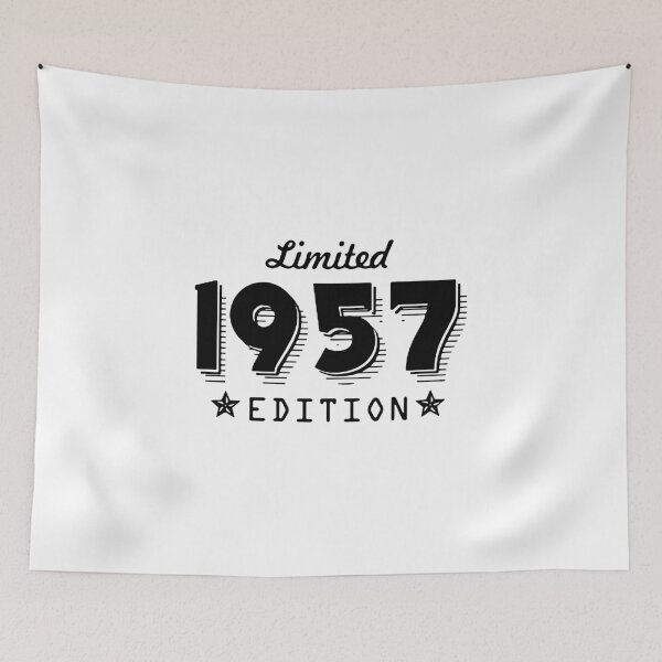 Artikelvorschau, Vintage 1957 Limited Edition Classic Gift Premium Apparel Funny Holiday Xmas entworfen und verkauft von DesignByHeartUK.