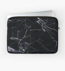 Schwarzer Marmor Laptoptasche