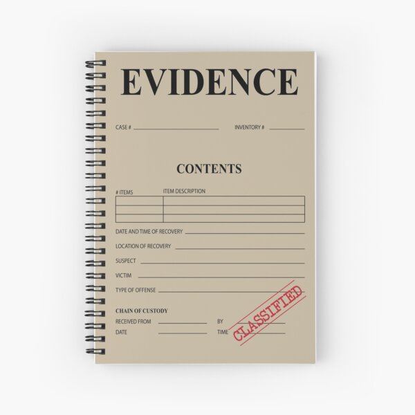 Item preview, Evidence Police True Crime Envelope designed and sold by Basic  Beach.